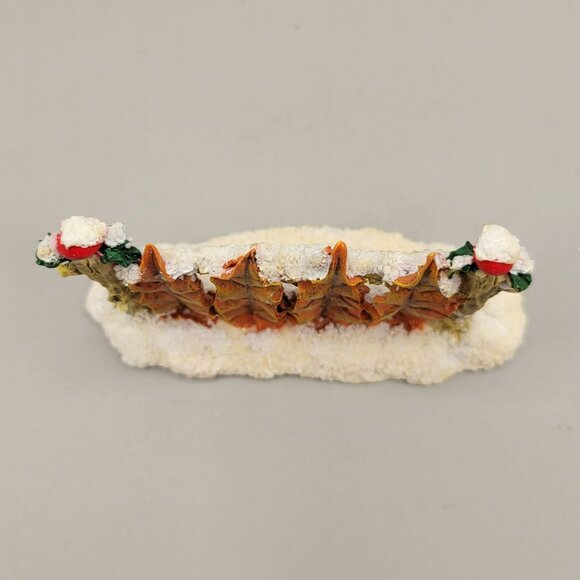 Charming Tails Leaf Fence Accessory Christmas Winter Retired 87/947 - Picture 5 of 8